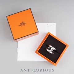 エルメス リング オスモズ GM スターリングシルバー #57 約17号 保証書