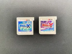 【七重浜店34-4-251107】 中古品 ポケットモンスター X Y Nintendo 3DS ニンテンドー 2本セット ソフトのみ ポケモン