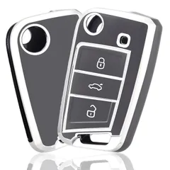 新品 [OFF WE GO] TPU ゴルフキーケース対応 フォルクスワーゲン VW Golf 7 MK7 Polo Jetta 4 Seat Ibiza 4/5 Leon Toledo Skoda Superb Rapid Spaceback Octavia