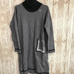 タ　pierre cardin（ピエール・カルダン）　タートルネックワンピース　??　グレー　未使用　タグ付きのサムネイル