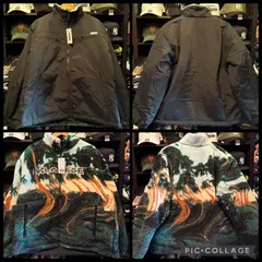 XLARGE REVERSIBLE NYLON JACKET BLACK Lサイズ