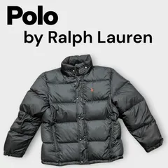 Polo by Ralph Lauren ダウンコート 黒 90'sポロ ラルフローレン ダウンジャケット M アウター メンズ