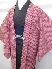 P40819　総絞り　羽織　ｋ