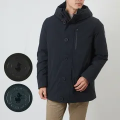 セーブザダック SAVE THE DUCK メンズ 中綿ジャケット 中綿ブルゾン エコダウン RONAN P39340M 1000 BLACK