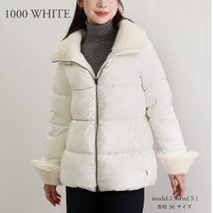 定価14万 HERNO ヘルノ 人気 エコファー ダウンジャケット ショート丈 