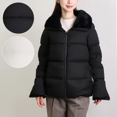 ヘルノ HERNO レディース ダウンジャケット エコファー コート PI001949D 12414Z 9300 BLACK