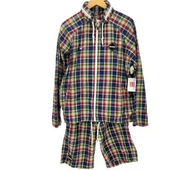 エフシーレアルブリストル F.C.Real Bristol 12SS CHECK WARM UP JKT チェック ジップアップ ウォームアップ ジャケット パンツ セットアップ メンズ  M