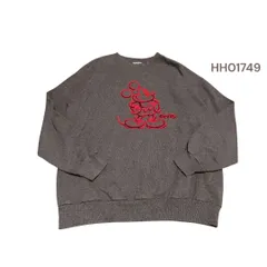 Disney ディズニー ミッキーマウス スウェットMickeyスウェットトレーナー グレー HH01749