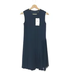 theory セオリー アシンメトリープリーツドレス サイズ:0  23年   ネイビー レディース / 243001001053