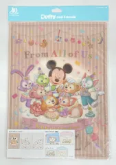 東京ディズニーシー クリアホルダー3枚 Duffy and Friends From ALL of Us 40周年