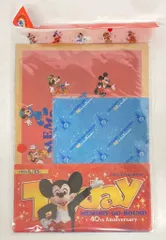 東京ディズニーリゾート クリアホルダー3枚 チケットケース 復刻デザイン TDR40周年 MEMORY-GO-ROUND　 40周年