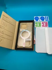 iPhone14Pro対応 MagSafeクリアケース 高透明TPUカバー ガラスフィルム付き