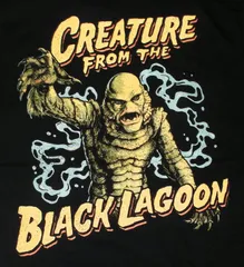 大アマゾンの半魚人 ギルマン Tシャツ Universal Monsters Creature from the Black Lagoon 正規品