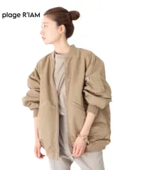 【 plage R’IAM 】オーバーサイズ　MA1 ブルゾン　38