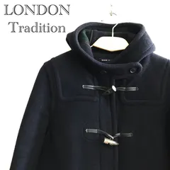LONDON TRADITION ロンドントラディショナル ダッフルコート 12-020-410-9137-3-0 36 ダークネイビー レディース ファッションのサムネイル