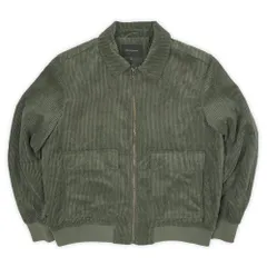 バナナリパブリック Banana Republic 00s 2000年代 太畝コーデュロイ ブルゾン A-2タイプ バナリパ USA ヴィンテージ アメリカ 古着 メンズ コート ジャケット オリーブ L【中古】