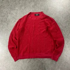 希少 サンプル品 日本製 CABANE de ZUCCa Cable Sweater カバンドズッカ 長袖 ケーブル チェーン ニット セーター プルオーバーのサムネイル
