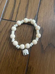 N*t様 天然素材 象牙風 バングル 大ぶり10cm 136g N*t様 天然素材 象牙風 バングル 大ぶり10cm 136g 天然素材 象牙風