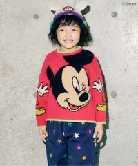 ディズニーキャラクター/ニットプルオーバー_マシンウォッシャブル　F.O.KIDS R513015　レッド