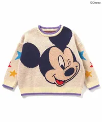 ディズニーキャラクター/ニットプルオーバー_マシンウォッシャブル　F.O.KIDS R513015　キナリ