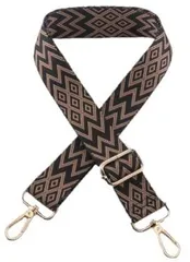 【新着商品】[Estimation エスティメイション] ショルダーストラップ バッグ ショルダー ベルト 肩掛け 幅広 太め ワイド 単品 付け替え 交換用 肩紐 柄 刺繍 BAG STRAP SHOLDER