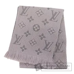 LOUIS VUITTON ルイヴィトン M74742 エシャルプ ロゴマニア マフラー ウール シルク レディース [中古]