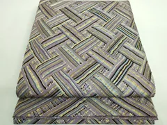 ♡Valencia♡西陣織 ひなや 袋帯 組織 ピンク 未使用 ひなやの着物・帯