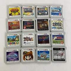中古 3DS ソフトのみ 16枚セット マリオ ドンキーコング ポケモン YDJ023 c069