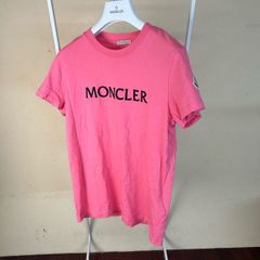 ソラ様美品✨モンクレール ビッグフェルトロゴワッペン Tシャツ くすみ
