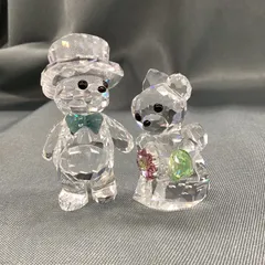 【中古品】SWAROVSKI  スワロフスキー　クリスベア　『あなたとわたし』のサムネイル