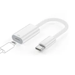 新品 【2024新】Type-C to ライトニング 変換 アダプタ PD急速充電 27W 高速データ転送 ナイロン編組ケーブル （イヤホン非対応） 対応Phone 15、Pad Pro、Pad 10 、mini6 、Air 4、Air 5、Macなど Typ