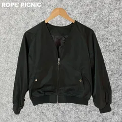 ROPE' PICNIC ブラック MA-1 ジャケット Vネック Mサイズ