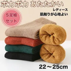 【５足セット】靴下 ソックス 暖かい レディース あたたかい 冬 1057
