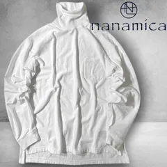 nanamica ナナミカ 日本製 KODENSHI Turtle Neck L/S 光電子 フレンチテリー タートルネック 長袖 カットソー Tシャツ トップス SUHF366U 定価2万 ホワイト M ▲058▼41120w09