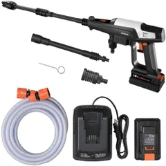 【中古品】JHW-201 充電式ハンディウォッシャー 高圧洗浄機 コードレスのサムネイル