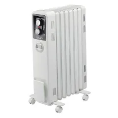 【中古品】KECR12TiE(ホワイト) オイルフリーヒーター B03 1200W チャイルドロック機能付きのサムネイル