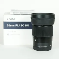 美品箱有り オマケ付き Eマウント SIGMA 30mm F1.4 DC DN レンタル] シグマ 30mm F1.4 DC DN 標準レンズ (SONY Eマウント