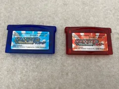 ゲームボーイアドバンス　ポケットモンスター 【動作品】　ルビー 　サファイア　ソフトのみ　2点