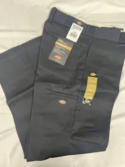 ★新品未使用ワケあり★Dickies D85283 Black W34×L32 MEN'S LOOSE FIT DOUBLE KNEE WORK PANT ディッキーズ ルーズフィット ダブルニー ワークパンツ
