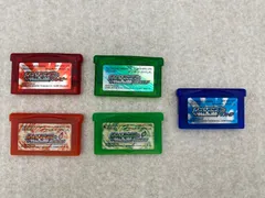 ゲームボーイアドバンス　ポケットモンスター 　ルビー 　サファイア　エメラルド　リーフグリーン　ファイアレッド　５点