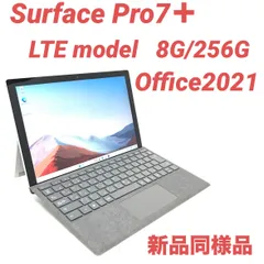 【新品同様品・LTEモデル】 Surface Pro7＋　Intel  Core i5 RAM8G / SSD256G Office2021