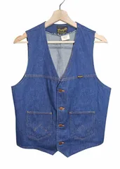70s USA製 Wrangler デニムベスト