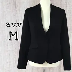 a.v.v アウター ノーカラー テーラードジャケット Mサイズ/USED