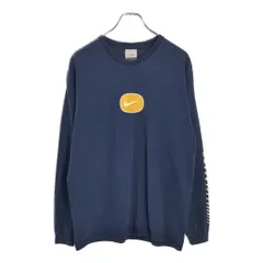 00年代 NIKE ナイキ 長袖Ｔシャツ スポーツ ネイビー(メンズ L)中古 古着 V7710