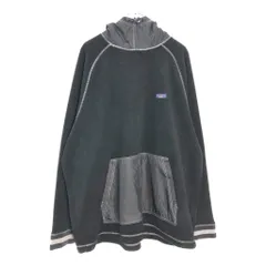 TOMMY JEANS トミージーンズ フリースパーカー 大きいサイズ ブラック(メンズ XXL)中古 古着 V7777