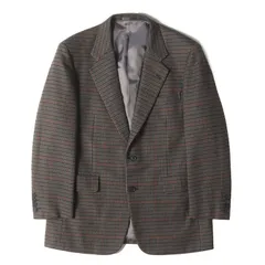BURBERRY バーバリー ジャケット グレー ブルー サイズ:98-88-175 | 90s ウール/カシミヤ ガンクラブチェック 2つボタン テーラードジャケット | 日本製 | アウター ブルゾン 上着【メンズ】【中古】