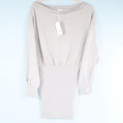 【大清水77-4-1104ss】GYDA ジェイダ ワンピースドッキングオフショルスウェットワンピース 古着 レディース