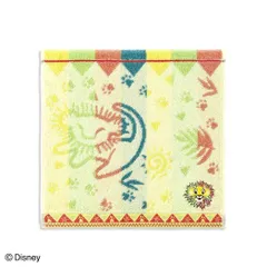 【メール便】ライオンキング ミニタオル フルフィーコットン タオルハンカチ サマーアドベンチャー シンバ イエロー ディズニー タオル美術館 プレゼント かわいい キャラクター グッズ 