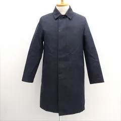 MACKINTOSH PHILOSOPHY ◆ステンカラーコート/チェック柄ライナー付き/ネイビー/サイズ36 H1C11-805-28 【メンズ/MEN/男性/ボーイズ/紳士】 メンズファッション【中古】 