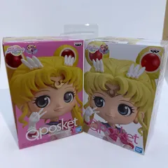【コンプリセット】バンプレストの「Q posket」シリーズ　美少女戦士セーラームーンEternal スーパーセーラームーン（バージョンA＋B）